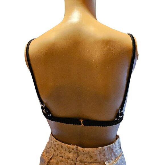 American Eagle Outfitters  Black Ribbed Bikini Top - Picture 3 of 3